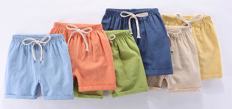 LIAM Linen Shorts - Palmetto Reina