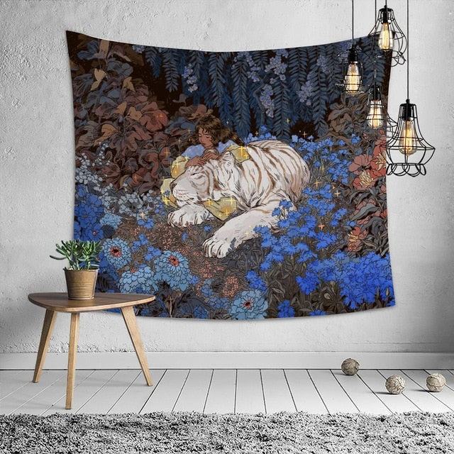 Tigress Tapestry Palmetto Reina